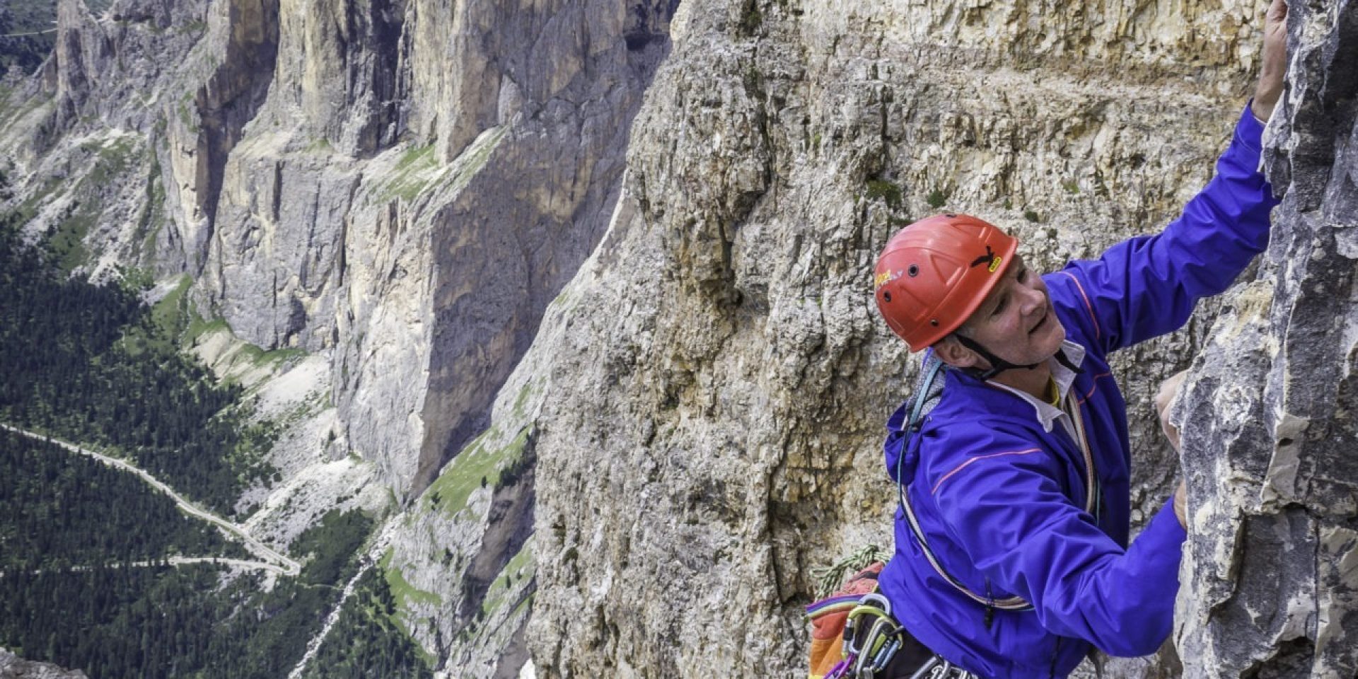 Classic and modern routes in the Dolomites