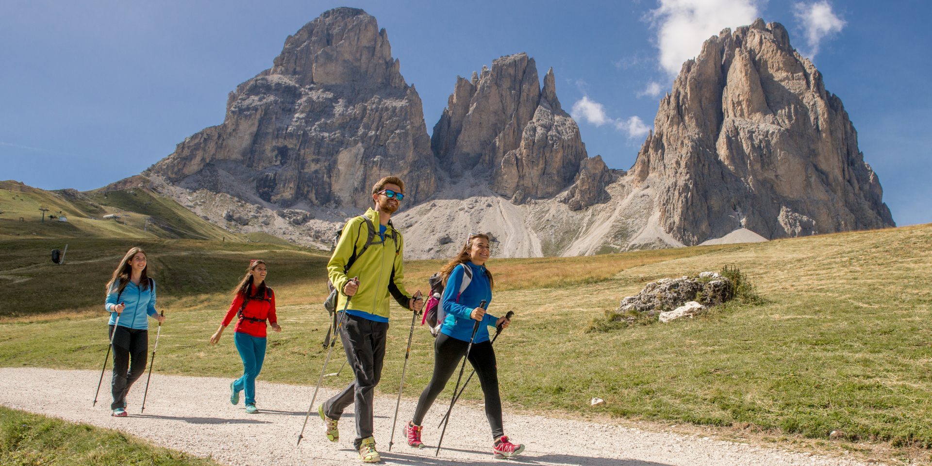 Trekking around Sassolungo